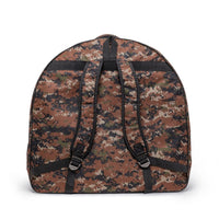 Rear view of Rhythm Tech SessionGo Drum Kit Carrying Bag on white background