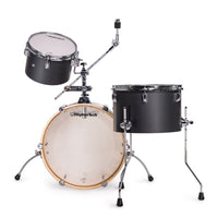 Rear view of Rhythm Tech SessionGo Drum Kit on white background