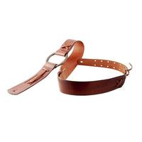 Front view of RightOn Legend D.A. Guitar Strap on white background