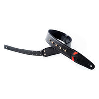 Extended view of RightOn Spinal Tap Guitar Strap on white background