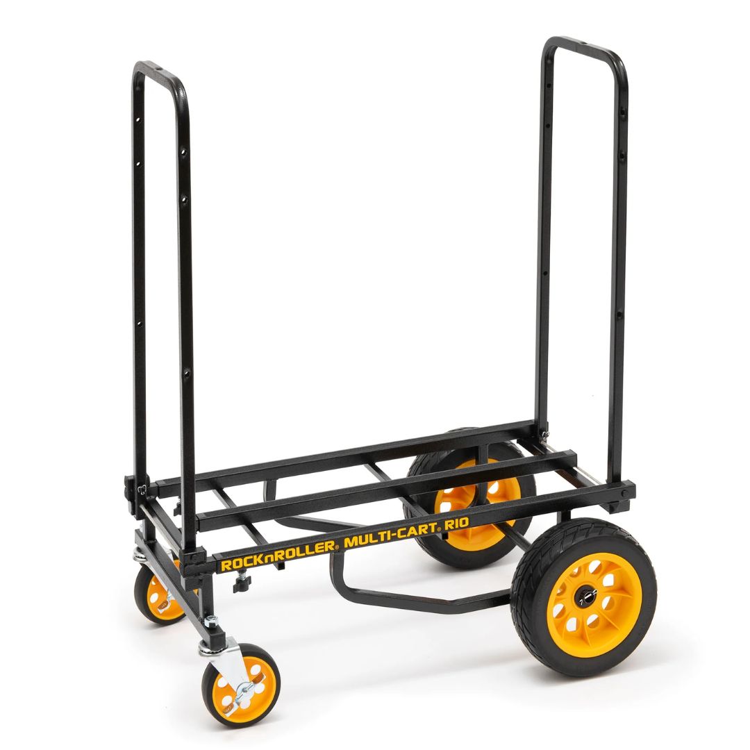 Black and yellow multi-cart with 'RocknRoller' branding on a white background