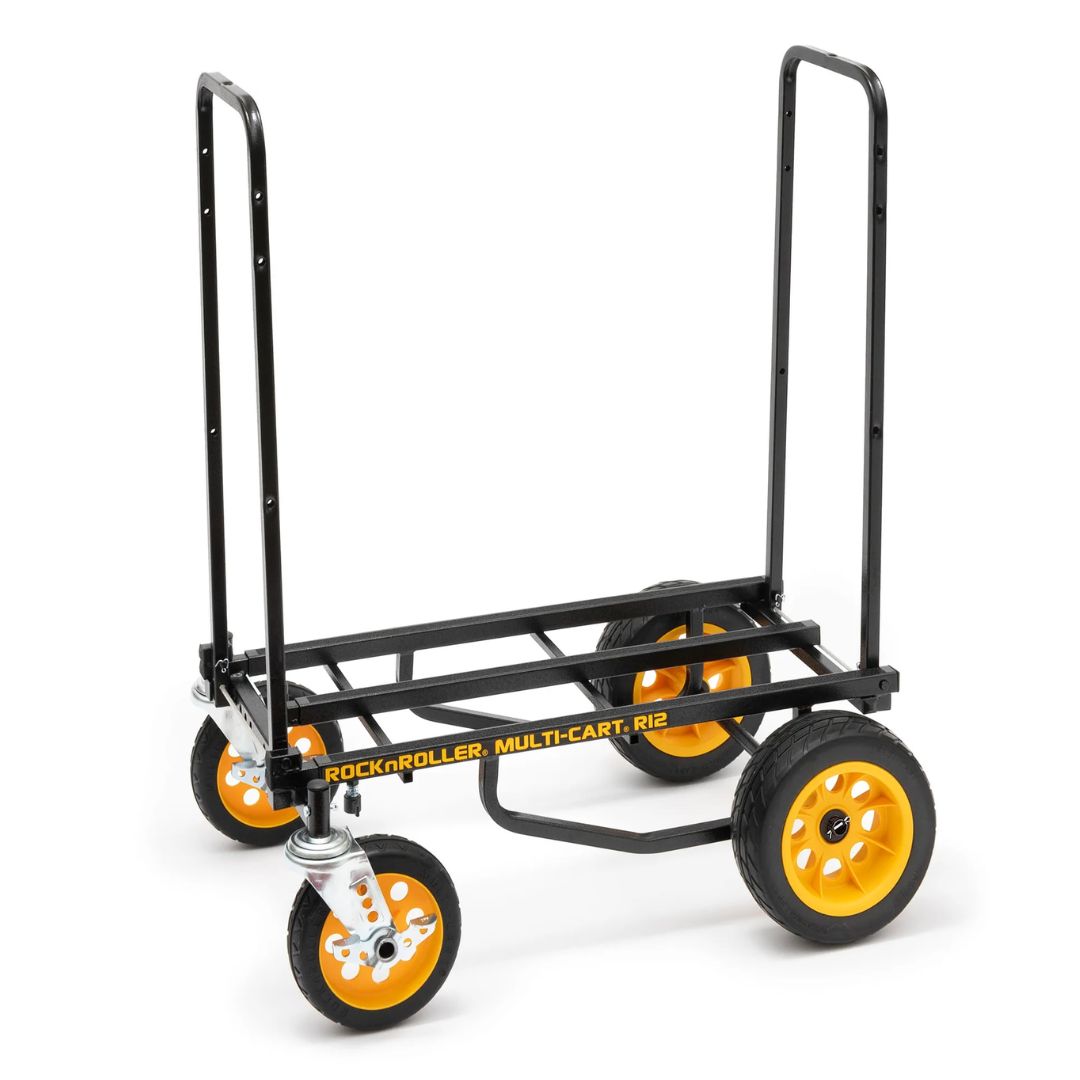 Black and yellow multi-cart with 'RocknRoller' branding on a white background