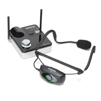 Samson wireless communication system with receiver and transmitter on a white background