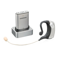 Samson Bluetooth headset with receiver on a white background