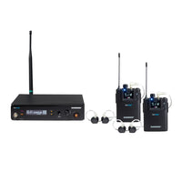 Samson wireless audio transmitter and receiver system on a white background