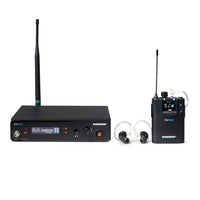 Samson wireless audio transmitter and receiver system on a white background