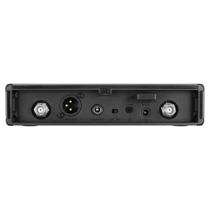 Rear ports view of Sennheiser EM-XSW 2-A Wireless Receiver on white background