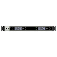 Front view of Sennheiser EW-DX EM 4 DANTE (R1-9) Wireless Receiver on white background