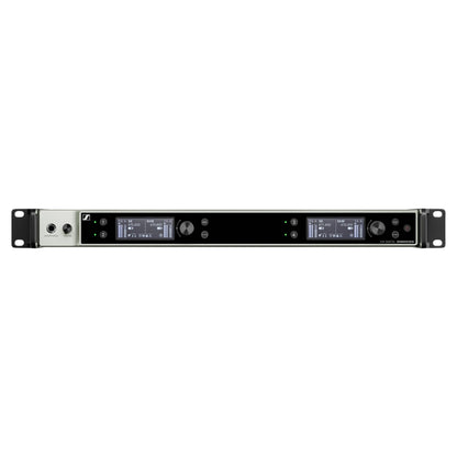 Front view of Sennheiser EW-DX EM 4 DANTE (R1-9) Wireless Receiver on white background