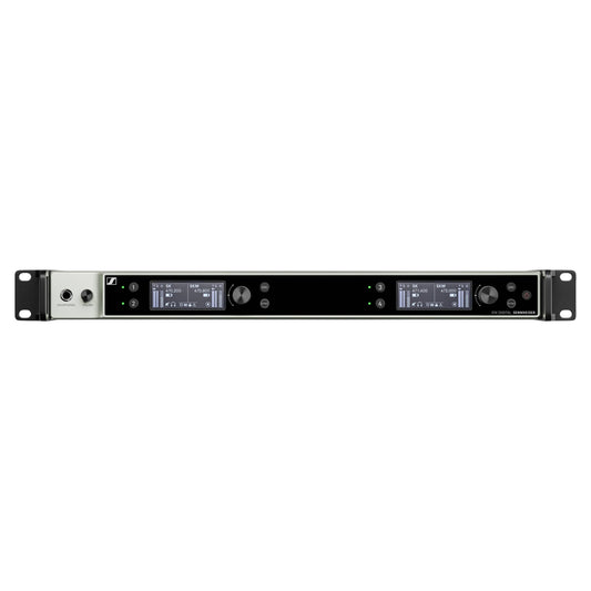 Front view of Sennheiser EW-DX EM 4 DANTE (R1-9) Wireless Receiver on white background