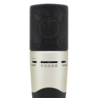 Rear switches view of Sennheiser MK 8 Microphone on white background