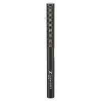 Front view of Sennheiser MKE 600 Shotgun Microphone on white background