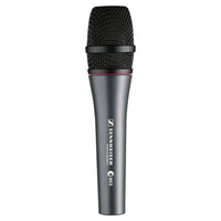Front view of Sennheiser e 865 Condenser Vocal Microphone on white background