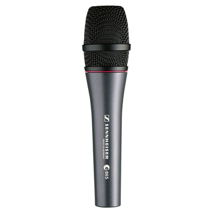 Front view of Sennheiser e 865 Condenser Vocal Microphone on white background