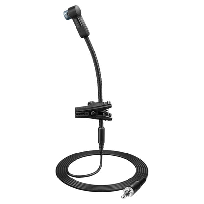 Coiled view of Sennheiser e 908 B Condenser Instrument Microphone on white background