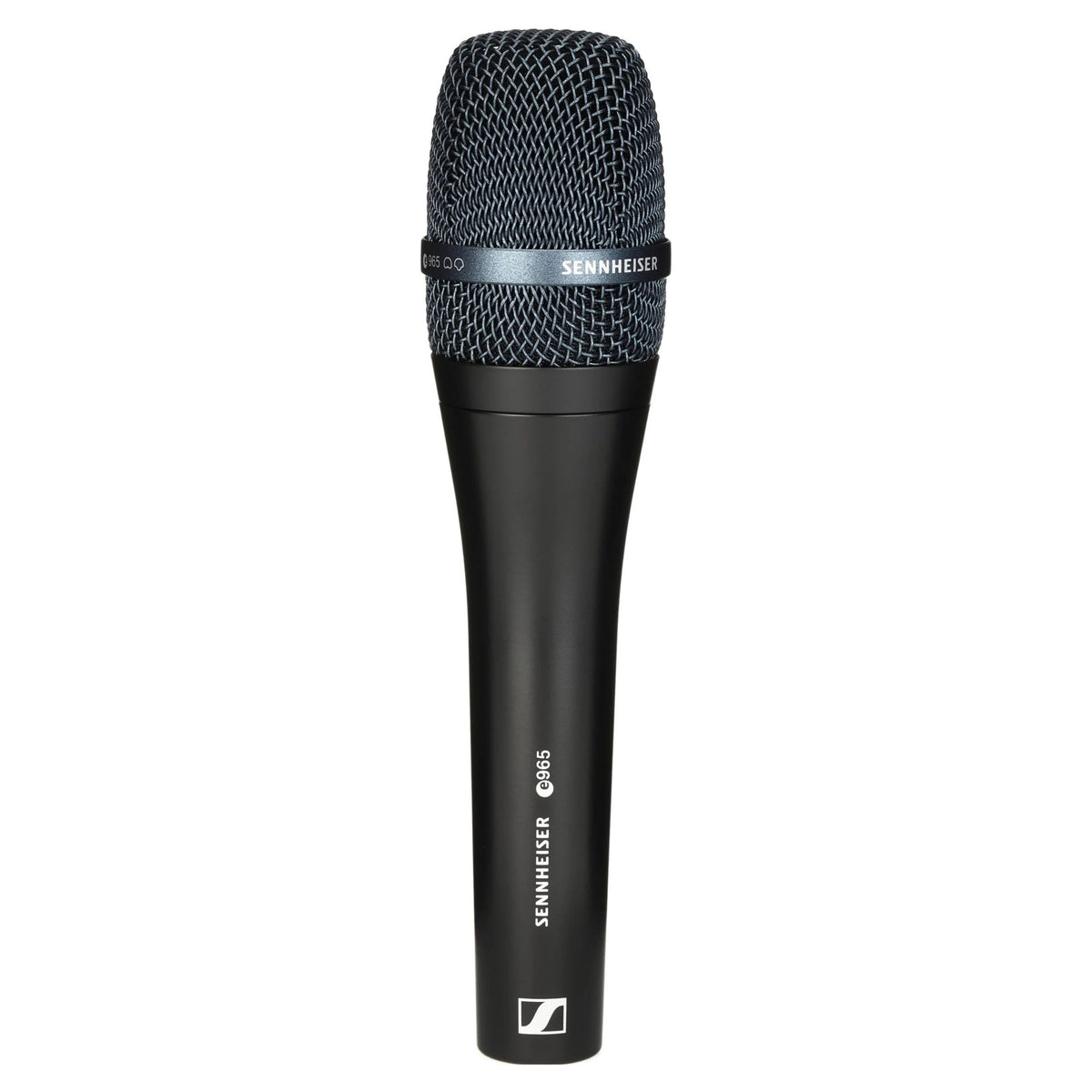 Front view of Sennheiser e 965 Handheld Condenser Microphone on white background
