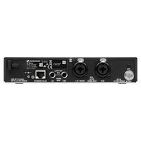 Rear ports view of Sennheiser ew IEM G4-G Wireless Stereo In-Ear Monitoring System Transmitter on white background