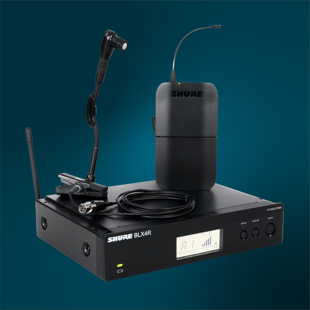 Shure BLX14R/B98 Wireless Rack-Mount Instrument Microphone System