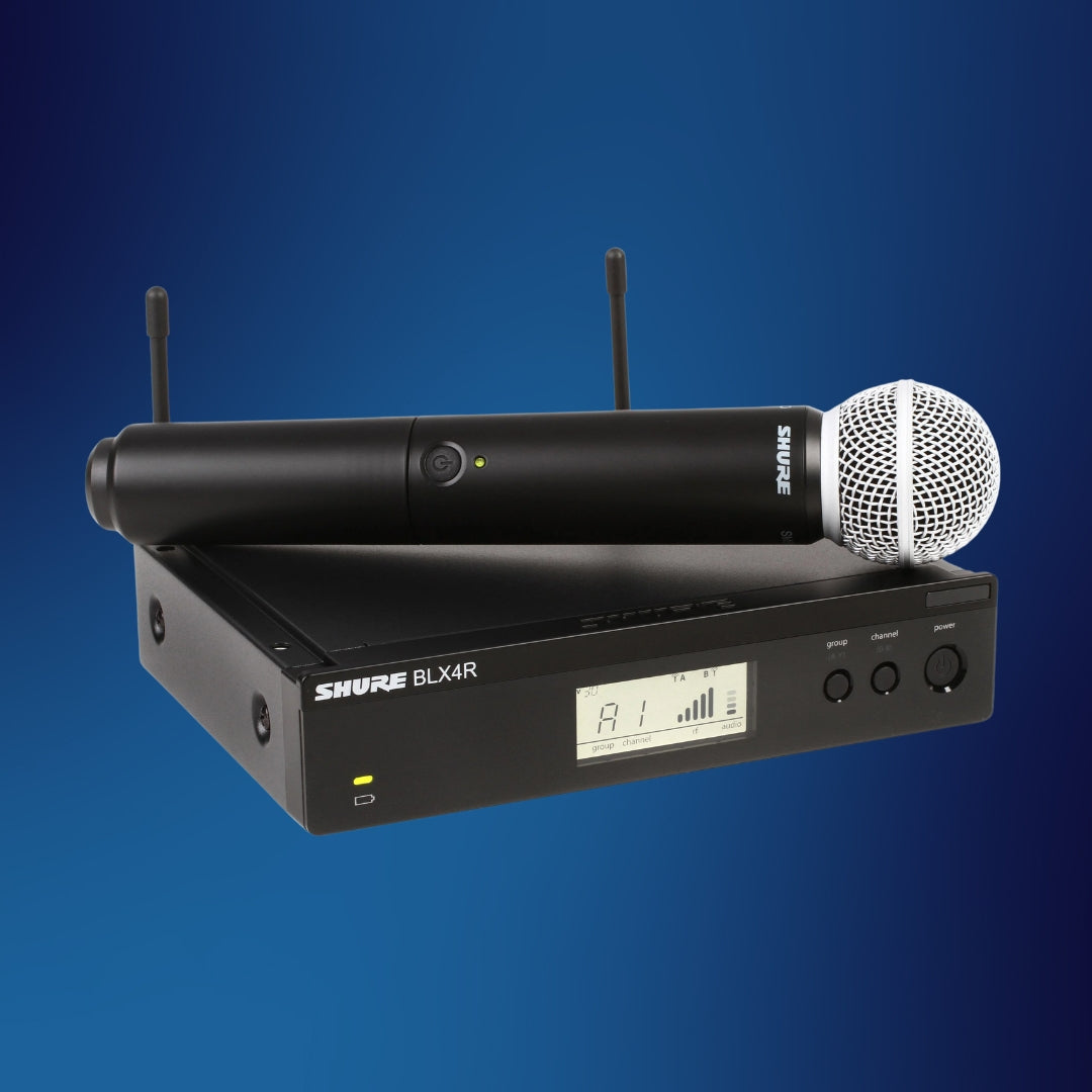 Shure BLX24R/SM58 Rackmount Wireless Microphone System