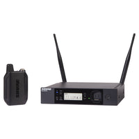 Inclusions of Shure GLXD14R+ Digital Wireless Rack System on white background