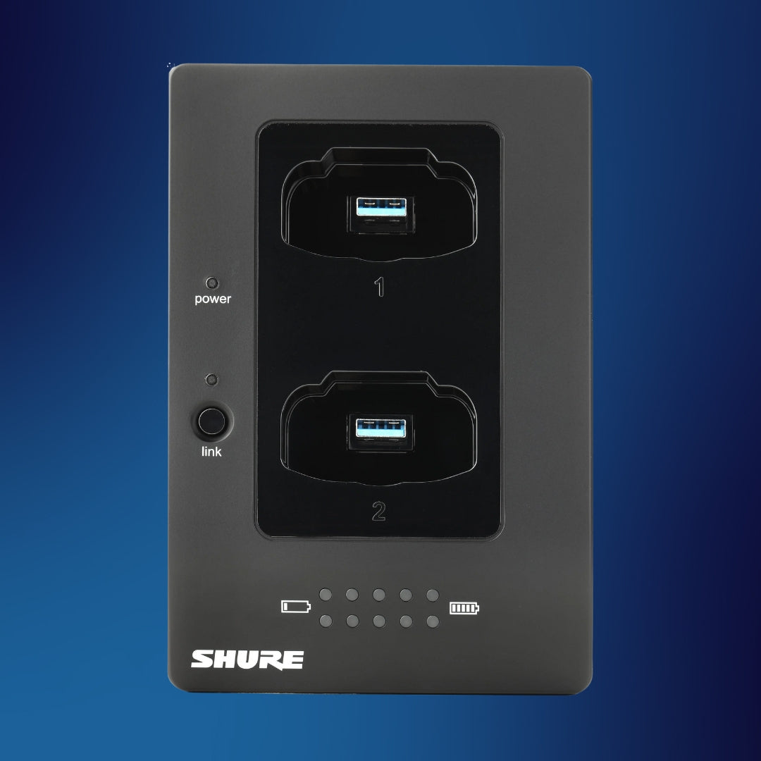 Shure MXWNCS2 Two-Channel Networked Charging Station