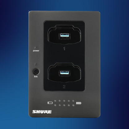 Shure MXWNCS2 Two-Channel Networked Charging Station