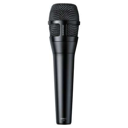 Front view of Shure Nexadyne 8 Vocal Microphone Cardioid on white background