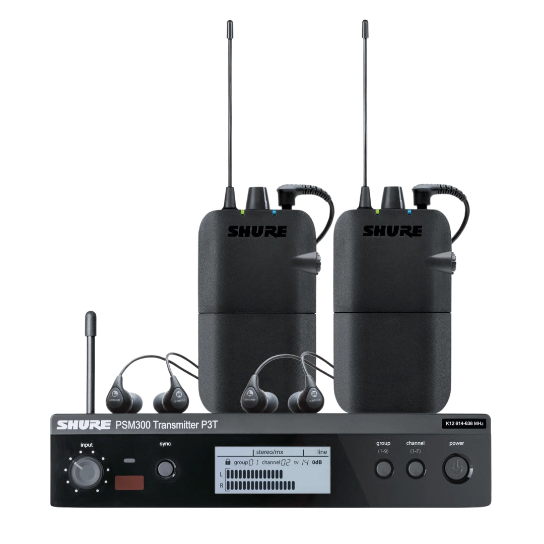 Shure PSM300 Twin-Pack Wireless Monitor System