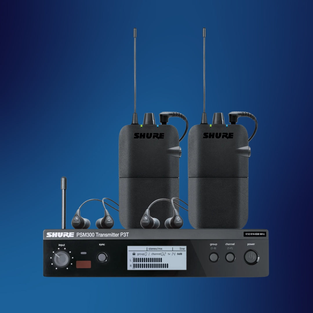 Shure PSM300 Twin-Pack Wireless Monitor System