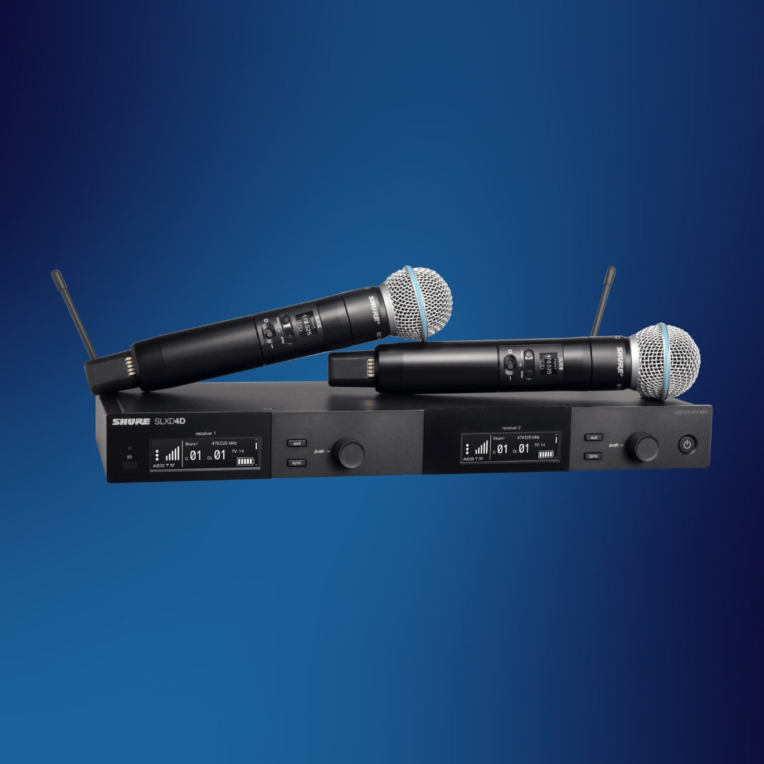 Shure SLXD24D/B58 Dual-Channel Wireless Microphone System