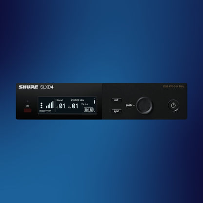 Shure SLXD4 Channel Wireless Receiver