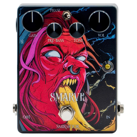 Front view of Smirmoor Smarve Pedal on white background