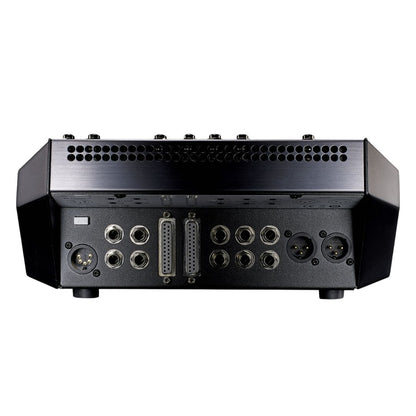 Top jacks view of Solid State Logic SiX Desktop Analog Mixer on white background