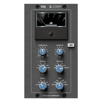 Front view of Solid State Logic Stereo Bus Compressor Module 500 Series on white background