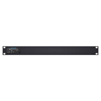 Front view of Sonifex AVN-AESIO8-RAV 8-AES3 I/O XLR RAVENNA Interface on white background