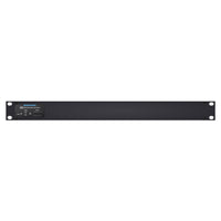 Front view of Sonifex AVN-AESIO8-T-RAV 8-AES3 I/O Terminal Block RAVENNA Interface on white background
