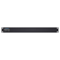Front view of Sonifex AVN-AIO8-T-RAV 8x8 Terminal Block RAVENNA Interface on white background