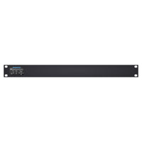 Front view of Sonifex AVN-AO16-DNT 16-Output XLR Dante Interface on white background