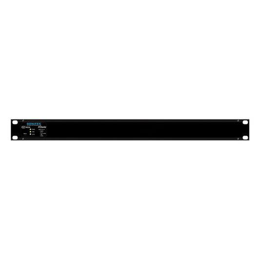 Front panel of Sonifex AVN-AO16 on white background