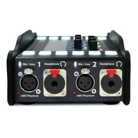 Front panel of Sonifex AVN-CU2 on white background