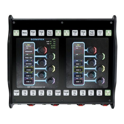 Top view of Sonifex AVN-CU4 on white background
