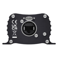 Rear panel of Sonifex AVN-DIO02 on white background