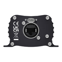 Rear panel of Sonifex AVN-DIO03 on white background