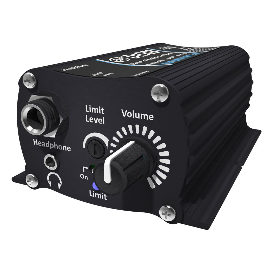 Angled photo of Sonifex AVN-DIO03 on white background