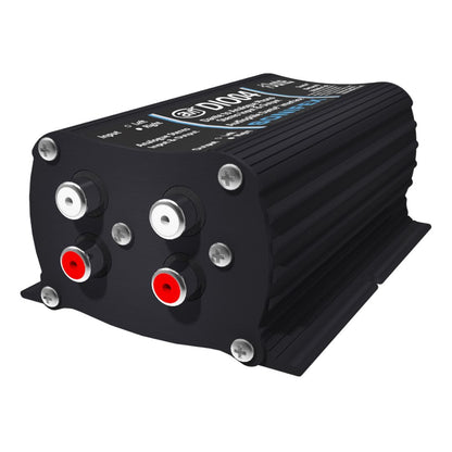 Angled view of Sonifex AVN-DIO04 on white background