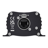 Rear panel of Sonifex AVN-DIO04 on white background