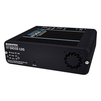 Angled front view of Sonifex AVN-DIO10-12G on white background