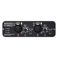 Front view of Sonifex AVN-DIO12 on white background