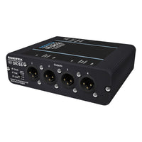 Angled front view of Sonifex AVN-DIO16 on white background