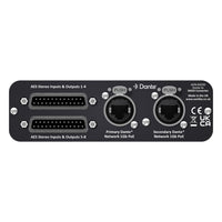 Rear view of Sonifex AVN-DIO20 on white background